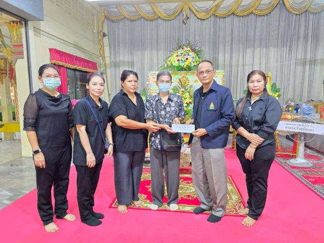 เข้าร่วมเป็นเจ้าภาพงานสวดพระอภิธรรมศพ และมอบเงินสวัสดิการสงเคราะห์เกี่ยวกับการศพ ของนายสนั่น พารุ่ง ถึงแก่กรรม วันพฤหัสบดีที่ 5 มิถุนายน 2568