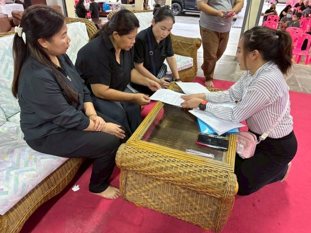 เข้าร่วมเป็นเจ้าภาพงานสวดพระอภิธรรมศพ และมอบเงินสวัสดิการสงเคราะห์เกี่ยวกับการศพ ของนายสนั่น พารุ่ง ถึงแก่กรรม วันพฤหัสบดีที่ 5 มิถุนายน 2568