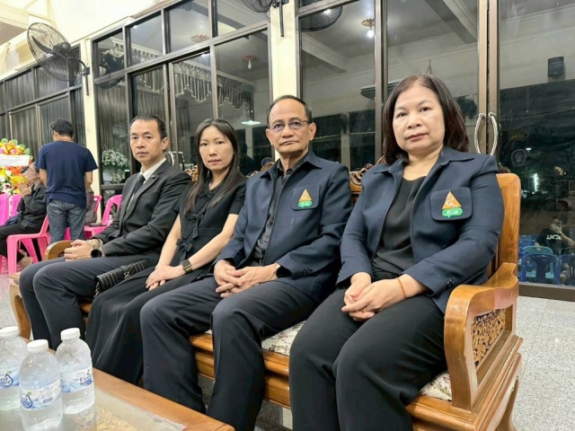 เข้าร่วมเป็นเจ้าภาพงานสวดพระอภิธรรมศพ และมอบเงินสวัสดิการสงเคราะห์เกี่ยวกับการศพ ของนายณัฏฐพัชร์ ศิริภัทรปิยปาน วันจันทร์ที่ 20 ตุลาคม 2568