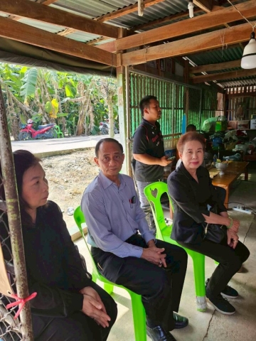 มอบสวัสดิการ และร่วมเป็นเจ้าภาพงานสวดพระอภิธรรมศพ นางสนิท พวงสมบัติ ถึงแก่กรรม มารดาของ นางอรุณศรี สระบัว วันพุธที่ 24 ธันวาคม 2568